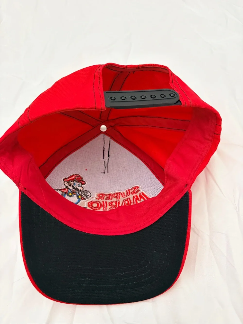Nintendo Super Mario Red and Black Kids Baseball Hat